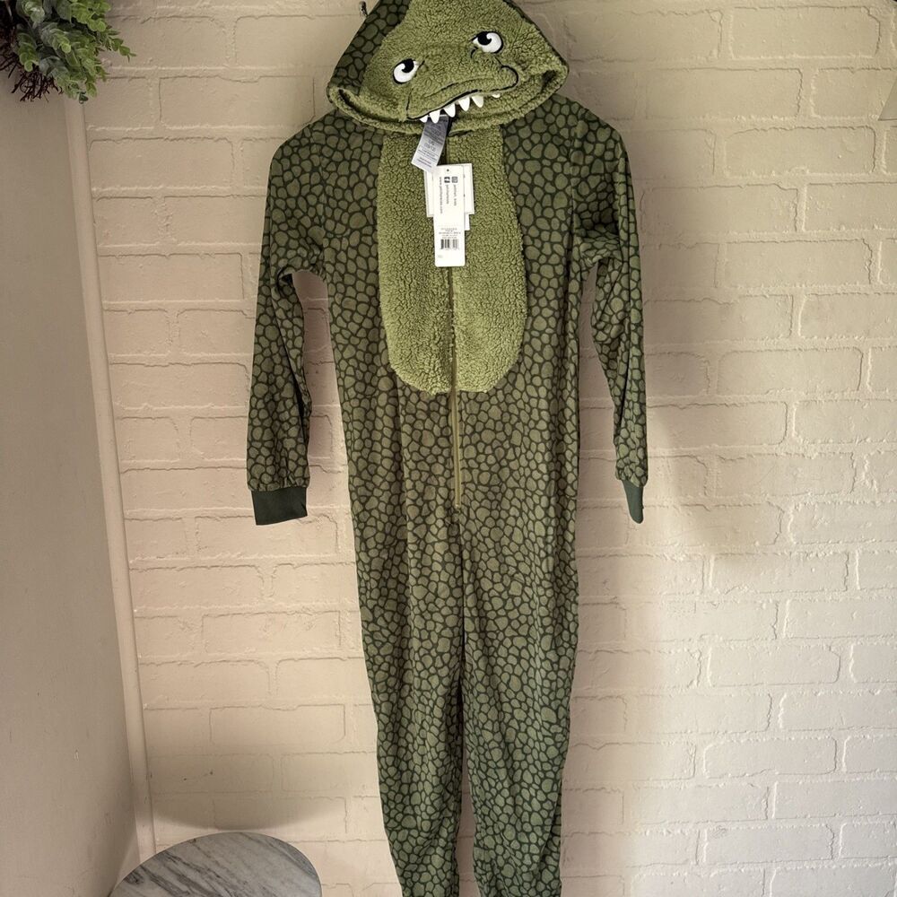 Jellifish jumpsuit  One Piece Sleeper Pajamas 10/12 NEW Dinosaur costume